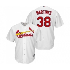 Youth St. Louis Cardinals #38 Jose Martinez Replica White Home Cool Base Baseball Jersey