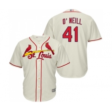 Men's St. Louis Cardinals #41 Tyler O Neill Replica Cream Alternate Cool Base Baseball Jersey