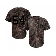 Youth Tampa Bay Rays #54 Guillermo Heredia Authentic Camo Realtree Collection Flex Base Baseball Jersey