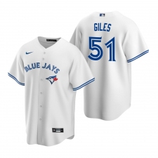 Men's Nike Toronto Blue Jays #51 Ken Giles White Home Stitched Baseball Jersey