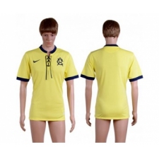 America Blank Yellow Soccer Club Jersey