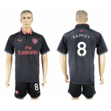 Arsenal #8 Ramsey Sec Away Soccer Club Jersey