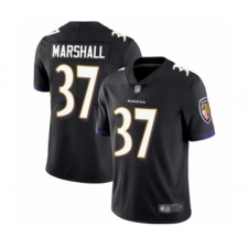 Youth Baltimore Ravens #37 Iman Marshall Black Alternate Vapor Untouchable Limited Player Football Jersey