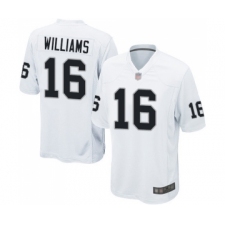 Men's Oakland Raiders #16 Tyrell Williams Game White Football Jersey