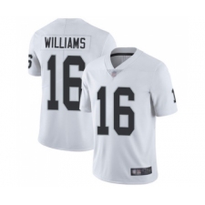 Men's Oakland Raiders #16 Tyrell Williams White Vapor Untouchable Limited Player Football Jersey