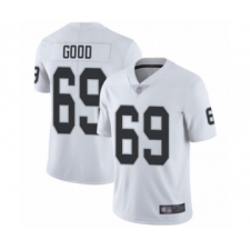Youth Oakland Raiders #69 Denzelle Good White Vapor Untouchable Limited Player Football Jersey