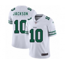 Men's Philadelphia Eagles #10 DeSean Jackson White Team Logo Fashion Limited Player Football Jersey