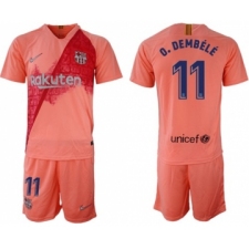 Barcelona #11 O.Dembele Third Soccer Club Jersey