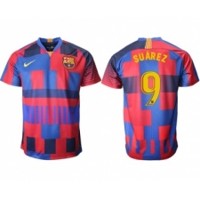 Barcelona #9 Suarez 20th Anniversary Stadium Soccer Club Jersey