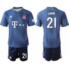 Bayern Munchen #21 Lahm Third Soccer Club Jersey