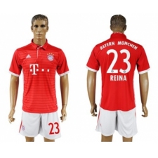 Bayern Munchen #23 Reina Home Soccer Club Jersey