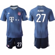 Bayern Munchen #27 Alaba Third Soccer Club Jersey