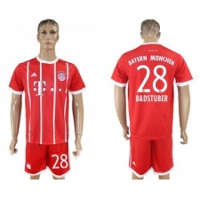 Bayern Munchen #28 Badstuber Home Soccer Club Jersey