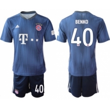 Bayern Munchen #40 Benko Third Soccer Club Jersey