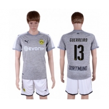 Dortmund #13 Guerreiro Grey Soccer Club Jersey