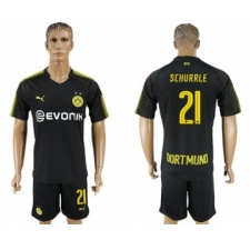 Dortmund #21 Schurrle Away Soccer Club Jersey