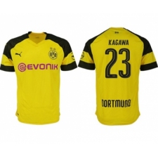 Dortmund #23 Kagawa Home Soccer Club Jersey