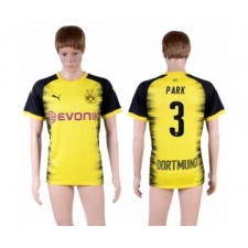 Dortmund #3 Park Yellow Soccer Club Jersey