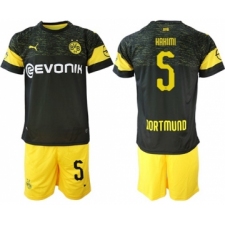 Dortmund #5 Hakimi Away Soccer Club Jersey