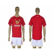 El Ahly Blank Red Home Soccer Club Jersey