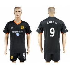 Hull City #9 ABEL H Away Soccer Club Jersey