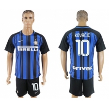 Inter Milan #10 Kovacic Home Soccer Club Jersey