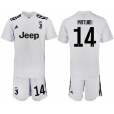 Juventus #14 Matuidi White Soccer Club Jersey