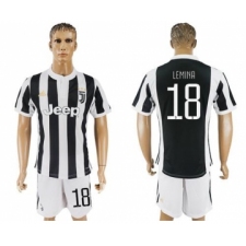Juventus #18 Lemina Home Soccer Club Jersey