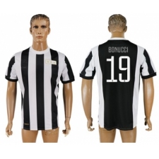 Juventus #19 Bonucci 120th Anniversary Soccer Club Jersey
