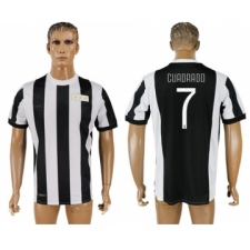 Juventus #7 Cuadrado 120th Anniversary Soccer Club Jersey