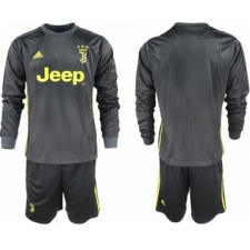 Juventus Blank Third Long Sleeves Soccer Club Jersey