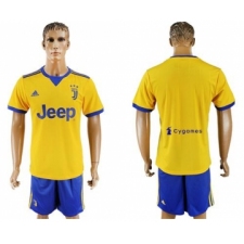 Juventus Blank Yellow Soccer Club Jersey