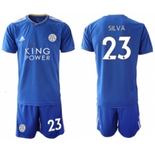 Leicester City #23 Silva Home Soccer Club Jersey