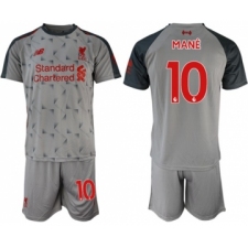 Liverpool #10 Mane Third Soccer Club Jersey