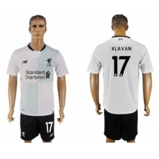 Liverpool #17 Klavan Away Soccer Club Jersey