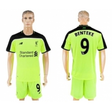 Liverpool #9 Benteke Sec Away Soccer Club Jersey