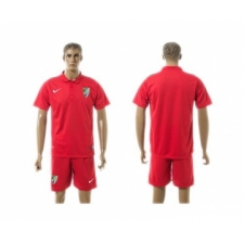 Malaga Blank Red Training Soccer Club Jersey