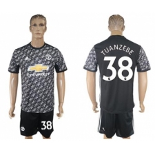 Manchester United #38 Tuanzebe Black Soccer Club Jersey