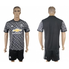 Manchester United Blank Black Soccer Club Jersey
