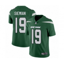 Youth New York Jets #19 Trevor Siemian Green Team Color Vapor Untouchable Limited Player Football Jersey
