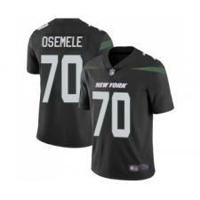 Men's New York Jets #70 Kelechi Osemele Black Alternate Vapor Untouchable Limited Player Football Jersey