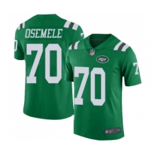 Men's New York Jets #70 Kelechi Osemele Elite Green Rush Vapor Untouchable Football Jersey