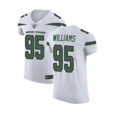 Men's New York Jets #95 Quinnen Williams White Vapor Untouchable Elite Player Football Jersey