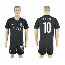Oporto #10 A.Silva Away Soccer Club Jersey