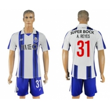 Oporto #31 A.Reyes Home Soccer Club Jersey