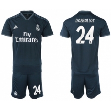 Real Madrid #24 D.Ceballos Away Soccer Club Jersey