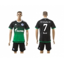 Schalke 04 #7 Raul Away Soccer Club Jersey