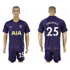 Tottenham Hotspur #25 Onomah Sec Away Soccer Club Jersey
