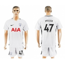 Tottenham Hotspur #47 Miller White Home Soccer Club Jersey