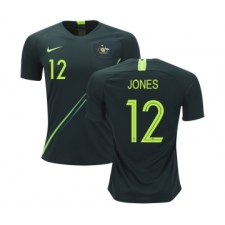 Australia #12 Jones Away Soccer Country Jersey